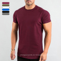 Ejercicio de entrenamiento Camiseta de manga corta Hombres livianos Camiseta de hombre seco Rápido Sport Camisetas transpirables